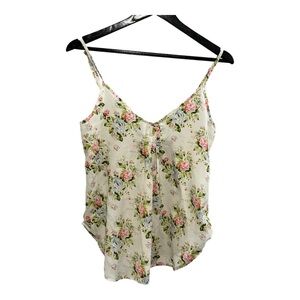 Elegant Floral Print top. Size small